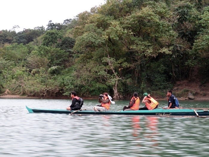 Birding on the boat. Photo by Irene Dy.