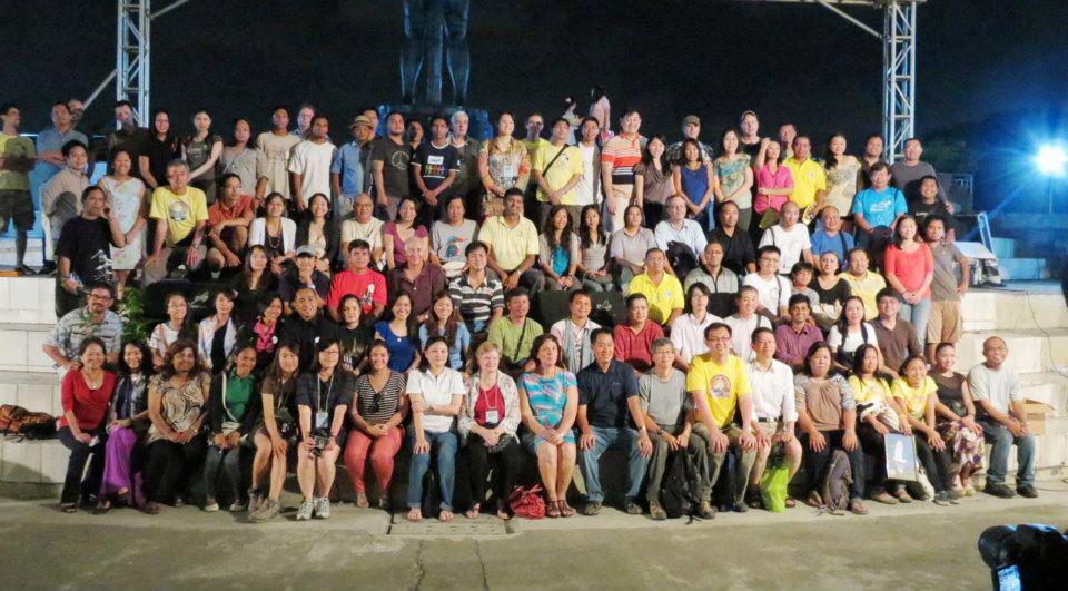 WBCP members at the Teodoro Valencia circle. Photo by Jasmin Meren.