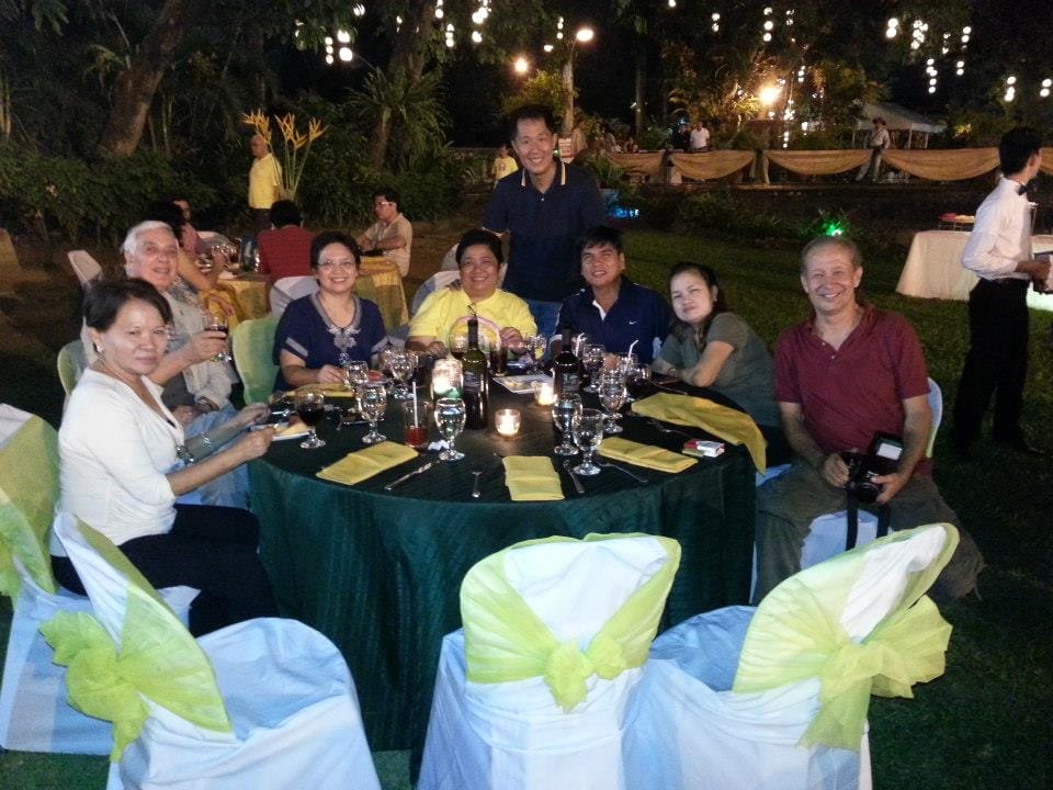 At the Farewell Dinner at Puerto Real sponsored by the Department of Tourism. Photo by Mark Wallbank.