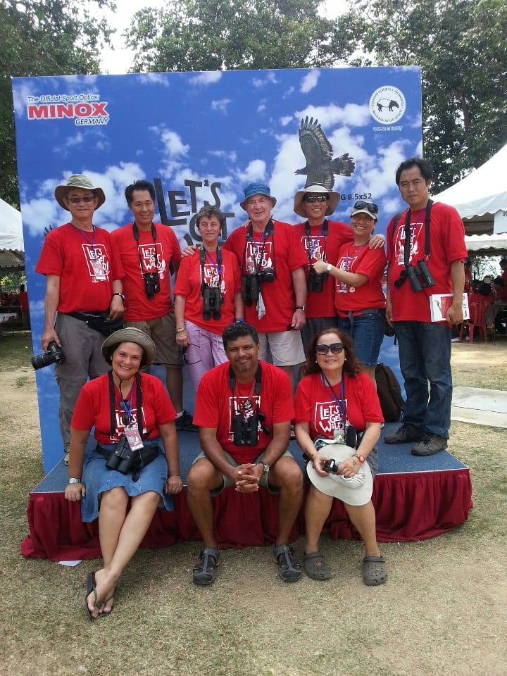 International delegates who attended the Raptorwatch 2013 in Malaysia. Photo from MNS.