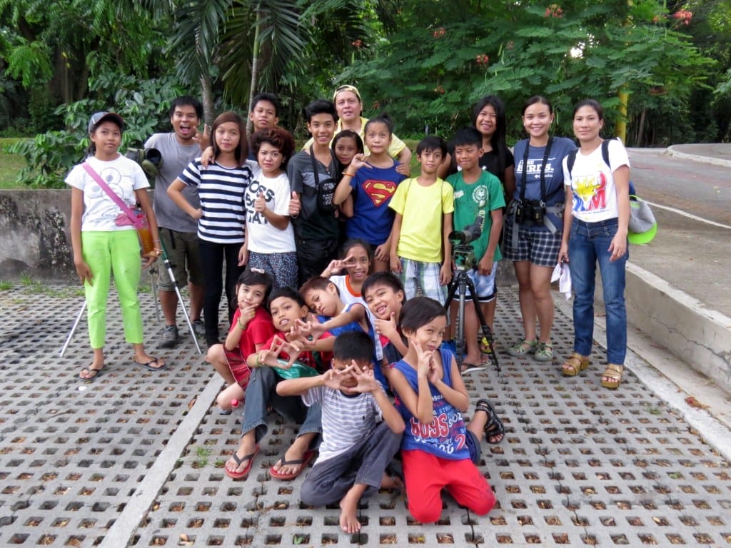 Group photo with the kids. Photo by Jun Osano.