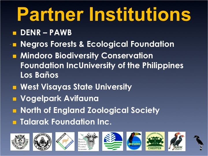 Dr. William Oliver,  6th International Hornbill Conference - Slide 21