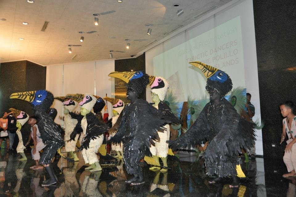 Tarictic dancers of the Polillo Islands