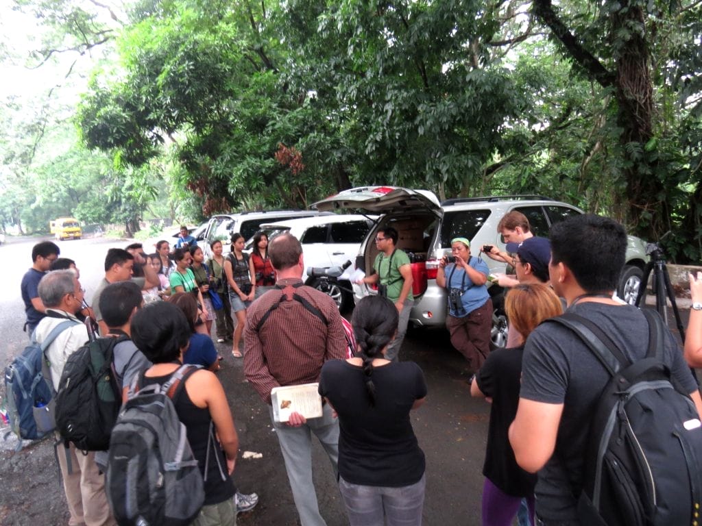 Jops Josef giving the introduction before the race officially started. Photo by Maia Tanedo