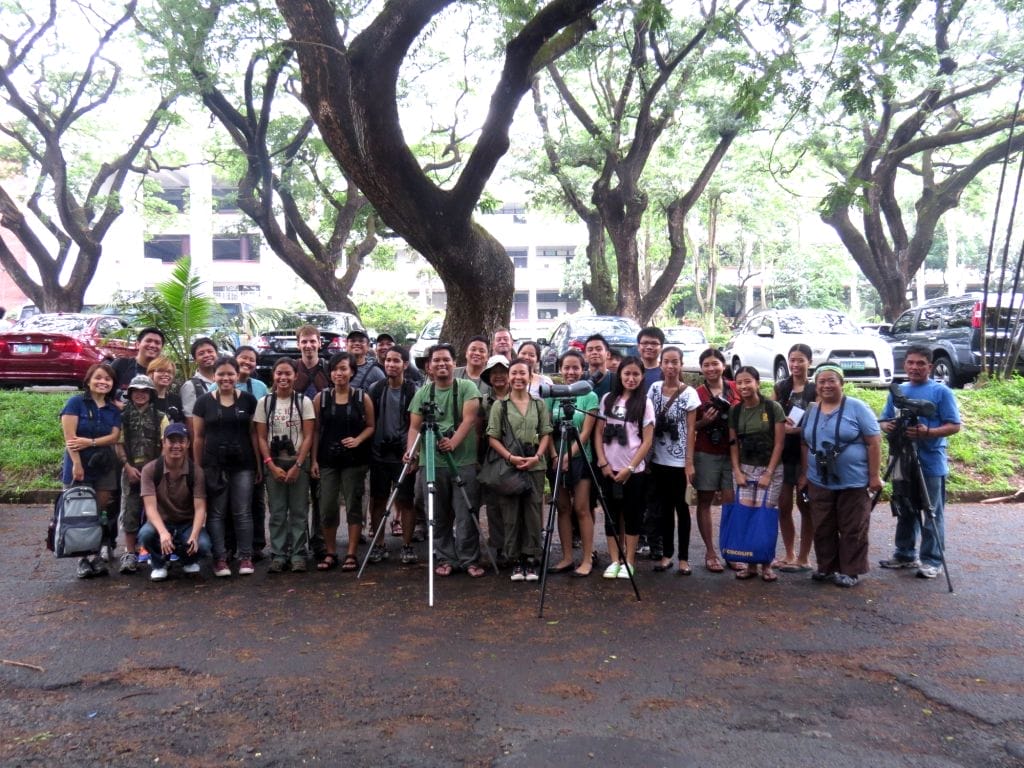 WBCP-P2F Bird Race in UP Diliman. Photo by Maia Tanedo