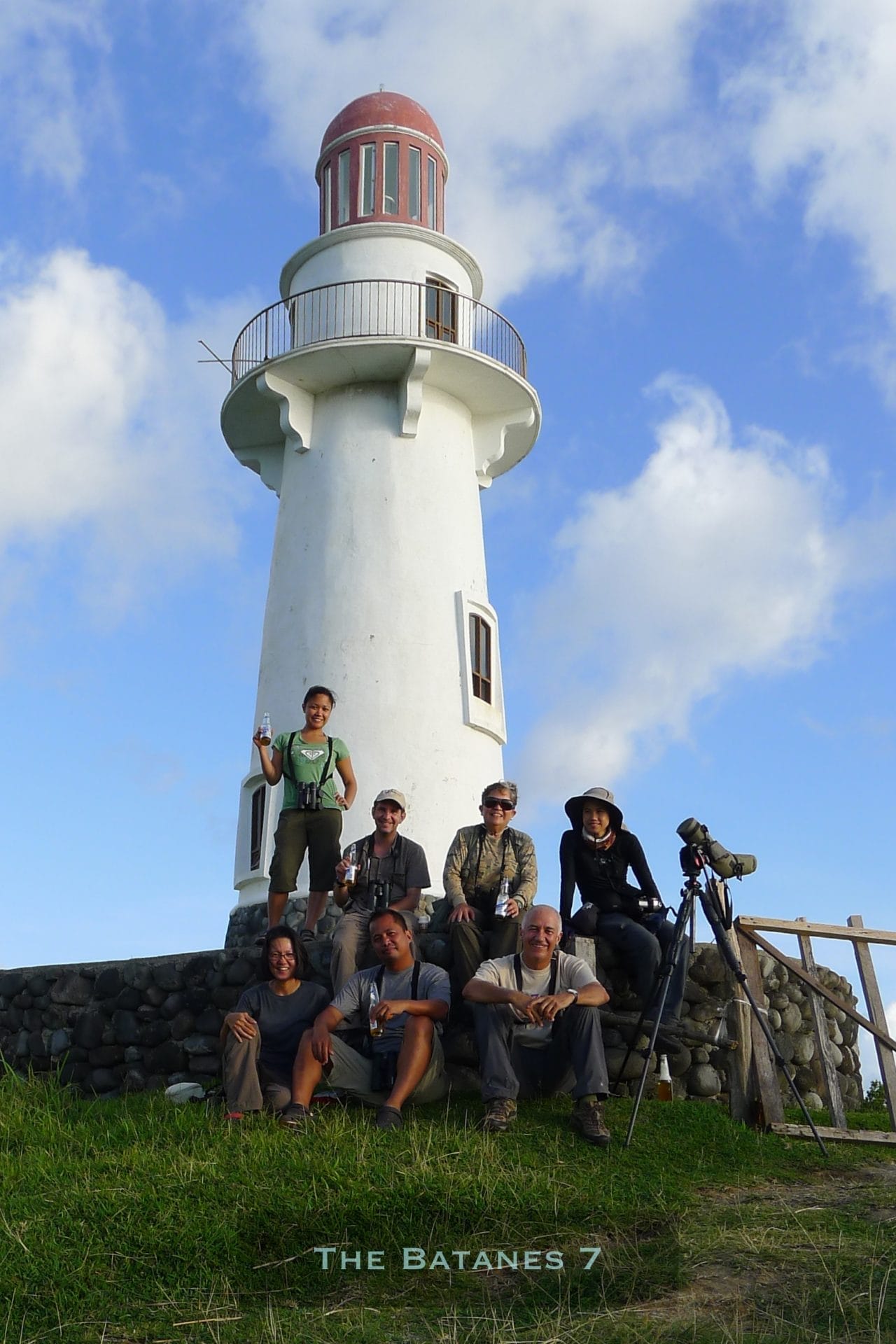 The Batanes 7. Back Row: Kitty Arce, Rob Hutchinson, Ixi Mapua, Irene Dy Front Row: Sylvia Ramos, Tonji Ramos, Christian Perez 