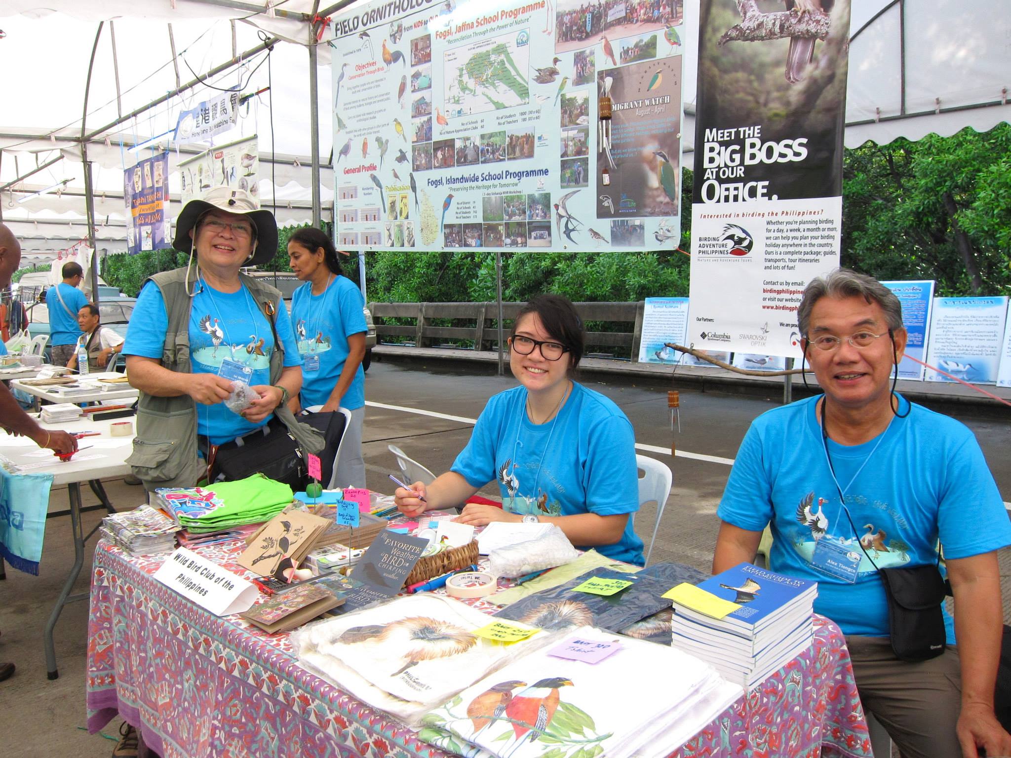 WBCP representatives (from L-R) Ixi Mapua, Mikeli Mapua, and Alex Tiongco. Photo by  Tere Cervero