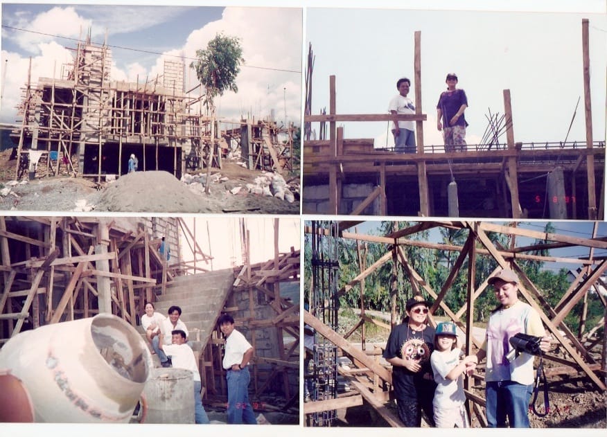 Varying stages of construction