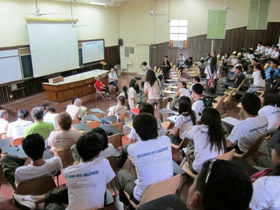 A lecture with bird experts held in Silliman University during the 7th Philippine Bird Festival. Photo by Cristina Cinco.