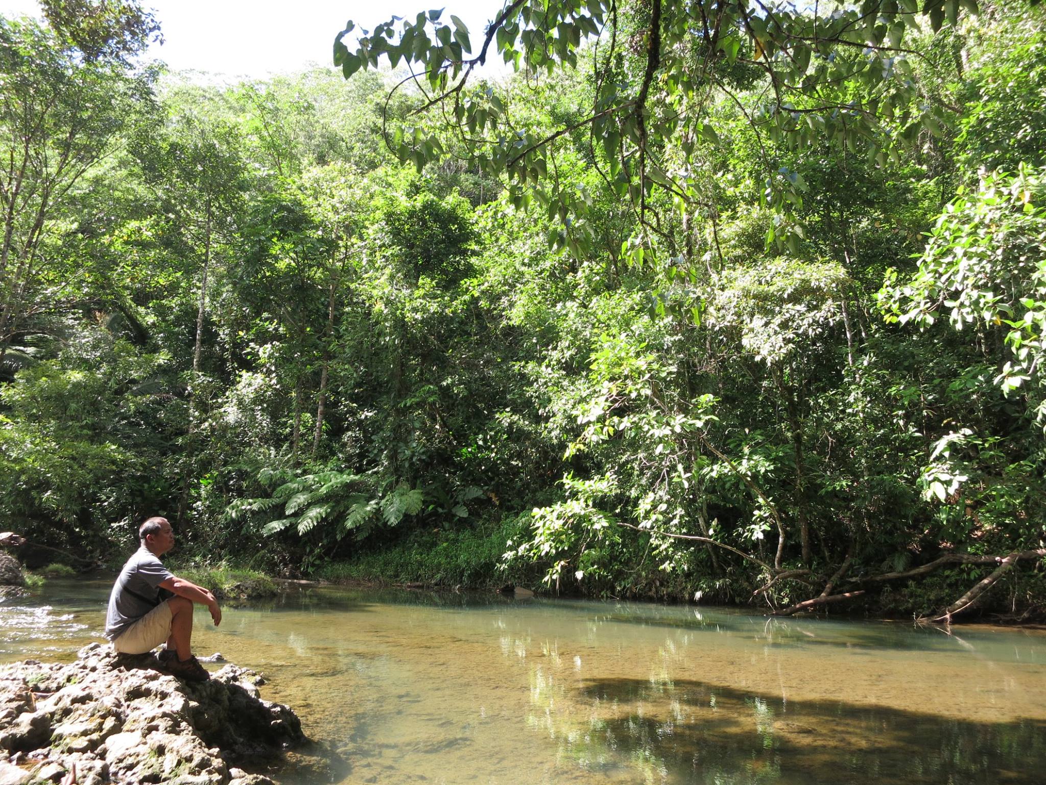 Tonji at Milan Falls. Photo by Ixi Mapua.